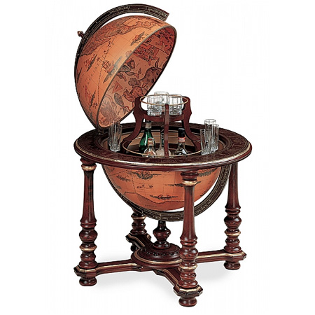 Large bar Globe with classic Zoffoli design